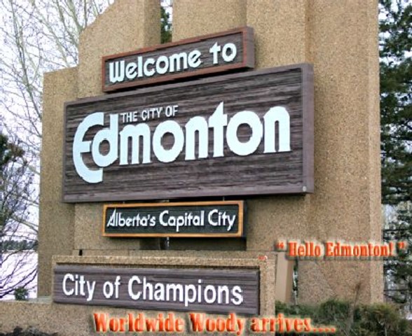 341 Woodie is welcomed to Edmonton