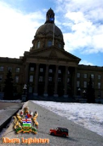 344 Woodie at Alberta's Legislature