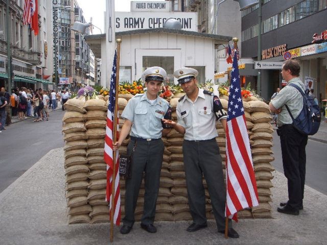 Berlin at Checkpoint Charlie