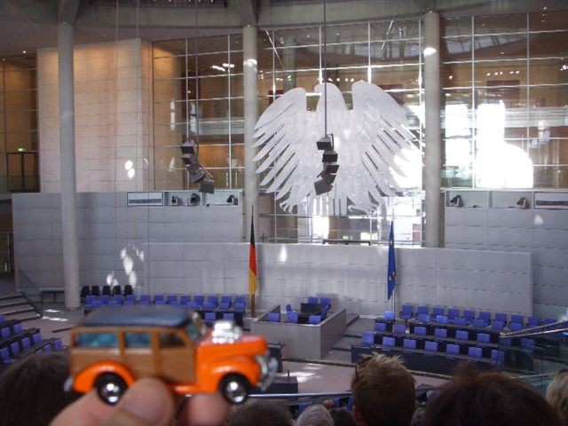 Berlin inside plenary hall, Reichstag