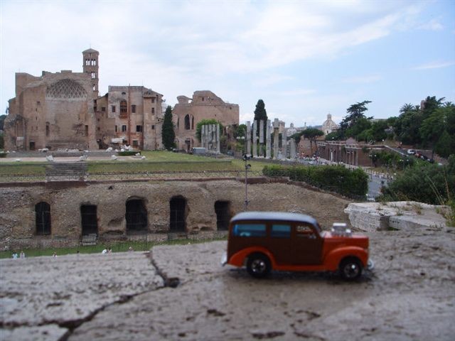 Rome Forum Romanum at Palatine Hill