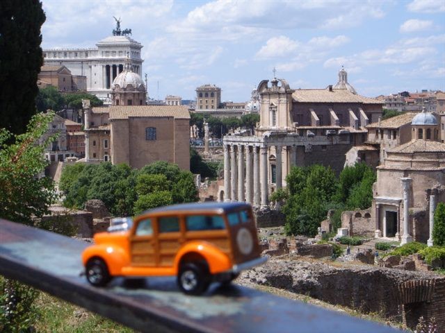 Rome Overview over Forum Romanum